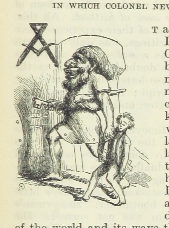 An illustration from The Oxford Thackeray. With illustrations. [Edited with introductions by George Saintsbury, leaf 367