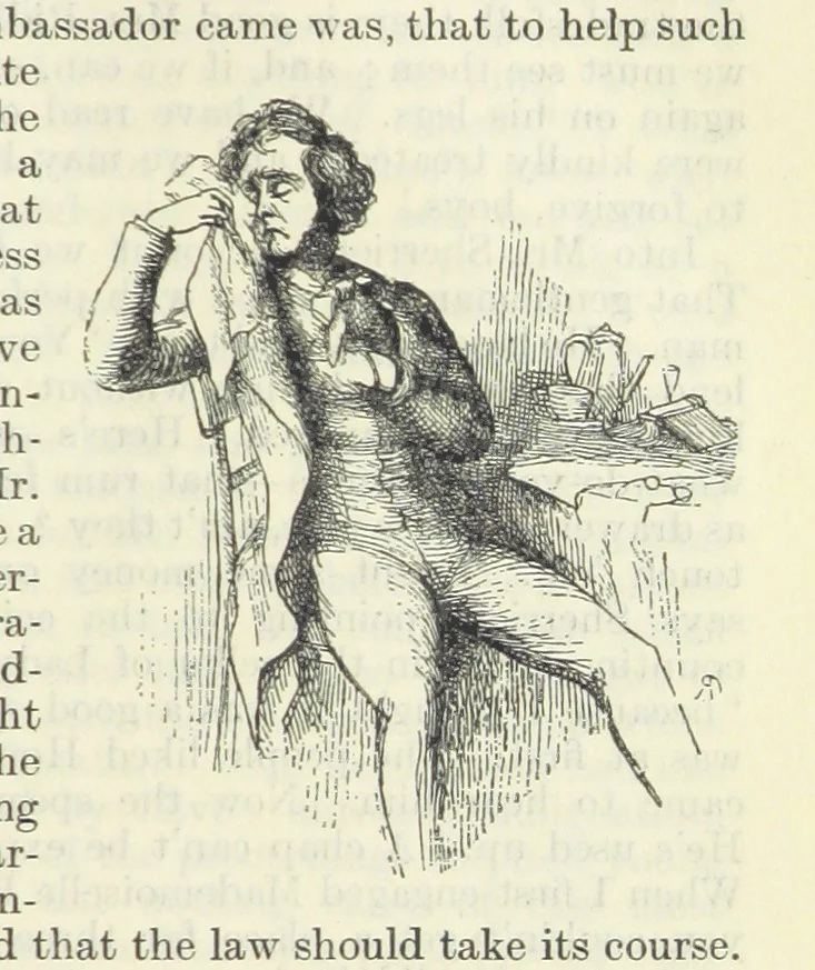 An illustration from The Oxford Thackeray. With illustrations. [Edited with introductions by George Saintsbury, leaf 369
