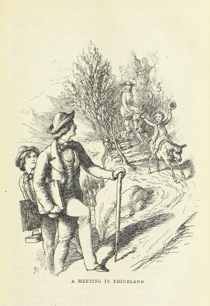 An illustration from The Oxford Thackeray. With illustrations. [Edited with introductions by George Saintsbury, leaf 385