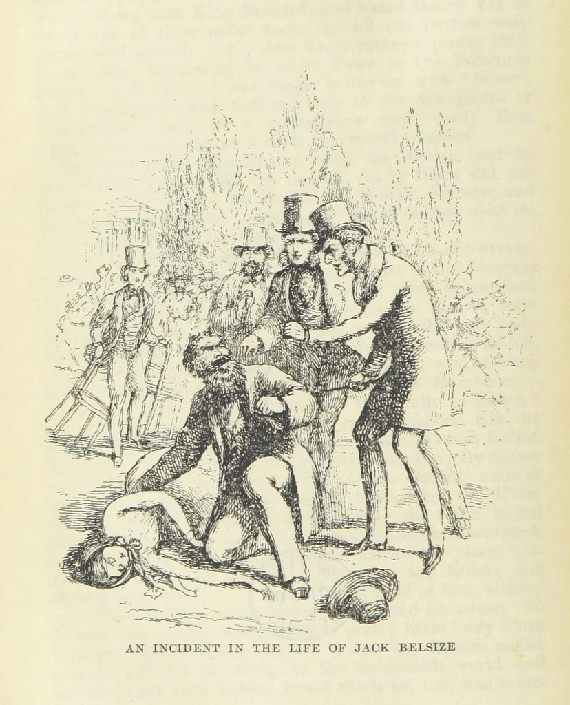 An illustration from The Oxford Thackeray. With illustrations. [Edited with introductions by George Saintsbury, leaf 414