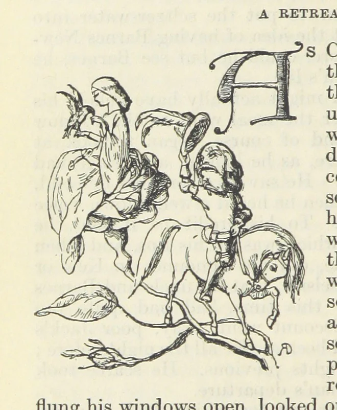 An illustration from The Oxford Thackeray. With illustrations. [Edited with introductions by George Saintsbury, leaf 426