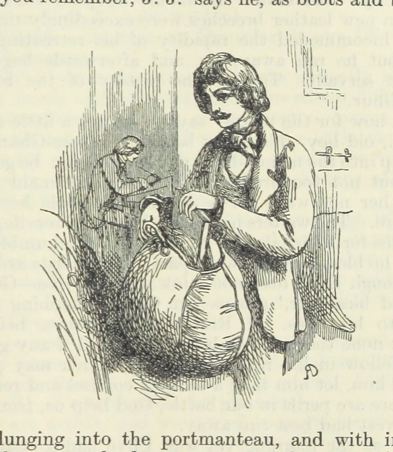 An illustration from The Oxford Thackeray. With illustrations. [Edited with introductions by George Saintsbury, leaf 429