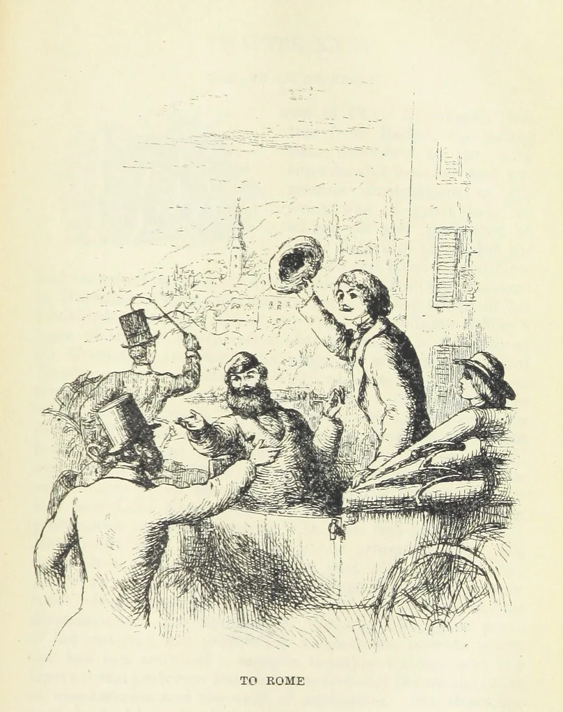 An illustration from The Oxford Thackeray. With illustrations. [Edited with introductions by George Saintsbury, leaf 445