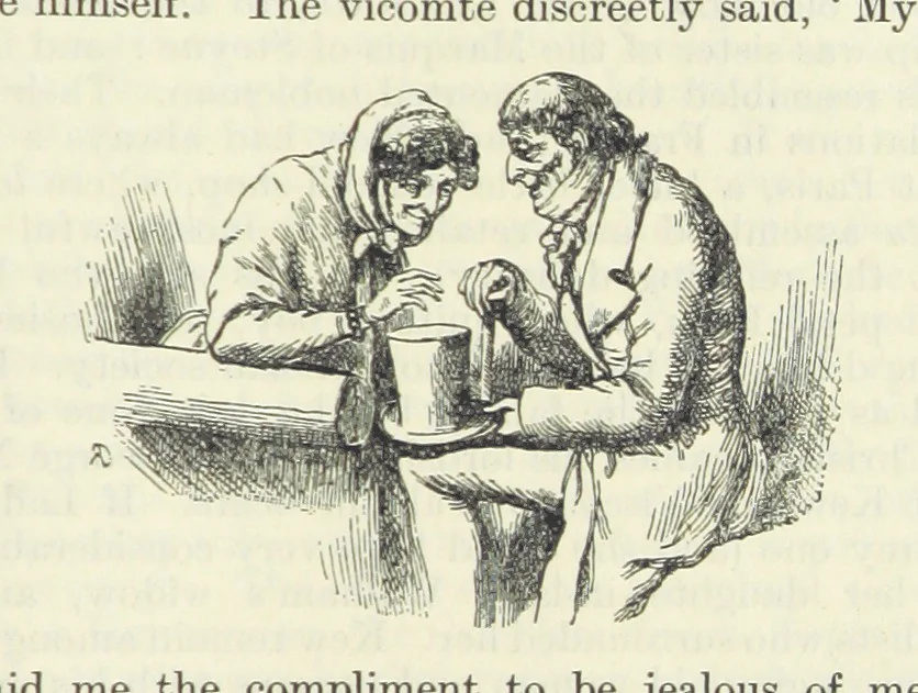 An illustration from The Oxford Thackeray. With illustrations. [Edited with introductions by George Saintsbury, leaf 455