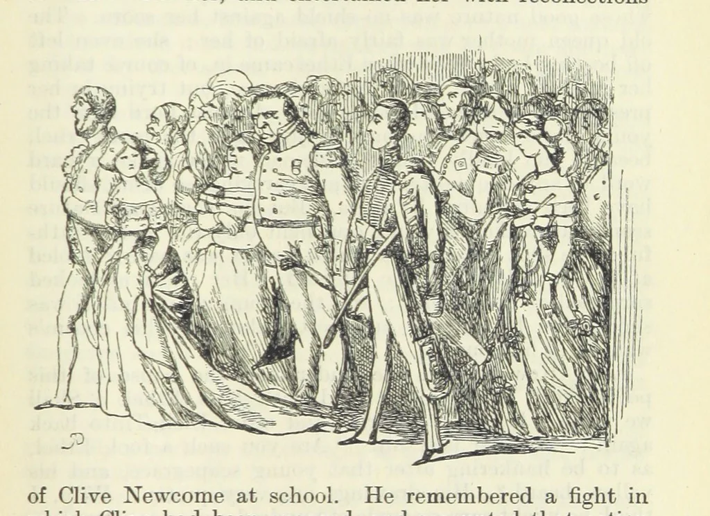 An illustration from The Oxford Thackeray. With illustrations. [Edited with introductions by George Saintsbury, leaf 465