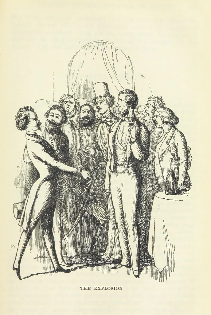 An illustration from The Oxford Thackeray. With illustrations. [Edited with introductions by George Saintsbury, leaf 501
