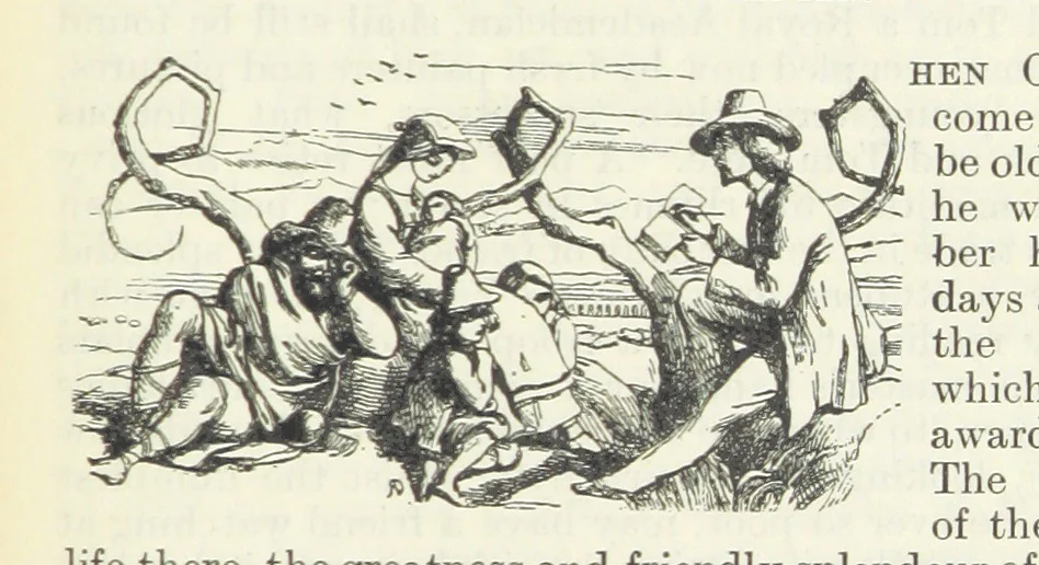 An illustration from The Oxford Thackeray. With illustrations. [Edited with introductions by George Saintsbury, leaf 549
