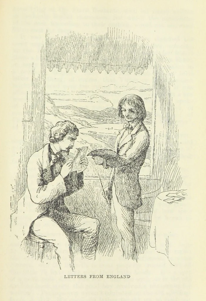 An illustration from The Oxford Thackeray. With illustrations. [Edited with introductions by George Saintsbury, leaf 557
