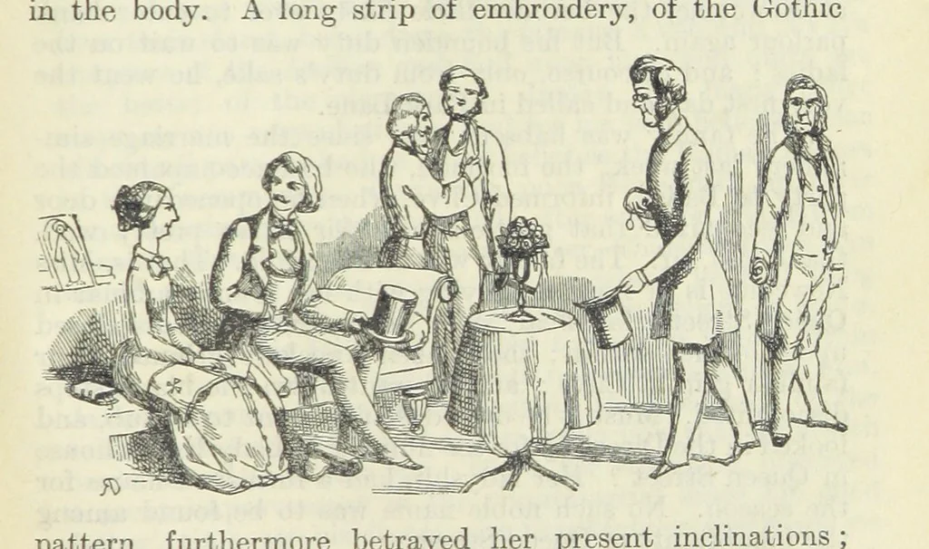 An illustration from The Oxford Thackeray. With illustrations. [Edited with introductions by George Saintsbury, leaf 569
