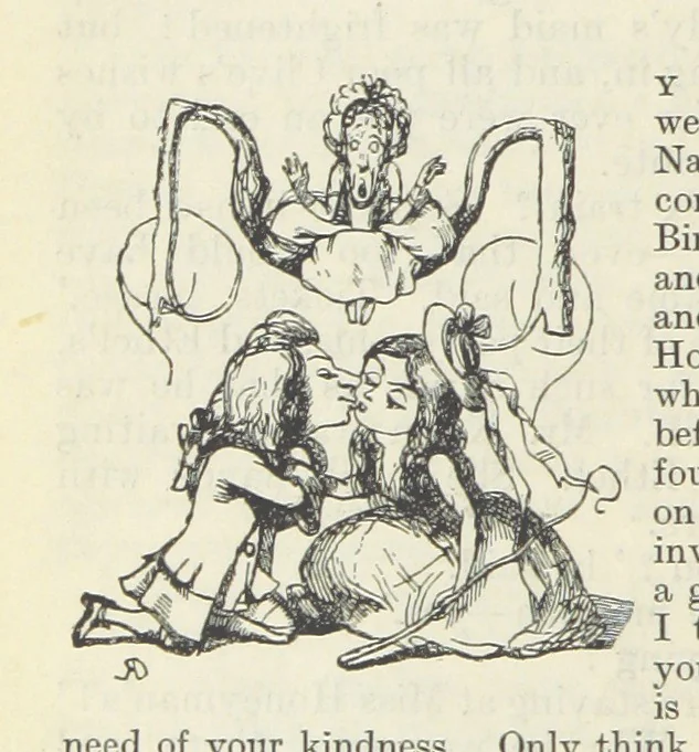 An illustration from The Oxford Thackeray. With illustrations. [Edited with introductions by George Saintsbury, leaf 592