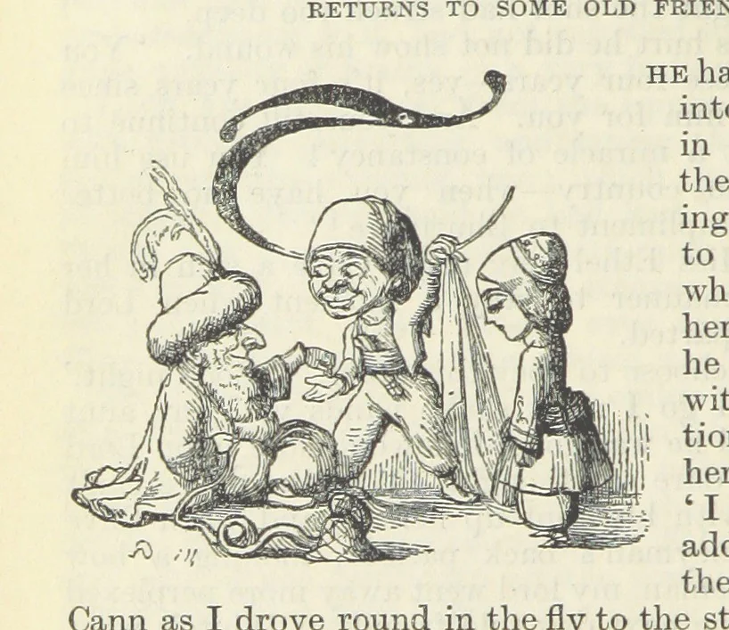 An illustration from The Oxford Thackeray. With illustrations. [Edited with introductions by George Saintsbury, leaf 608