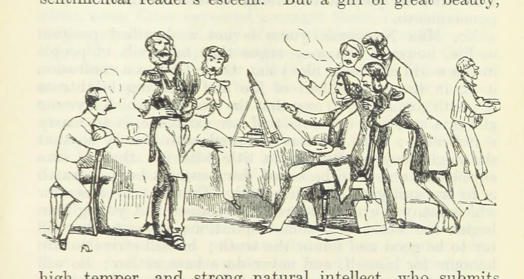 An illustration from The Oxford Thackeray. With illustrations. [Edited with introductions by George Saintsbury, leaf 637