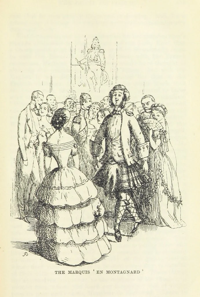An illustration from The Oxford Thackeray. With illustrations. [Edited with introductions by George Saintsbury, leaf 653