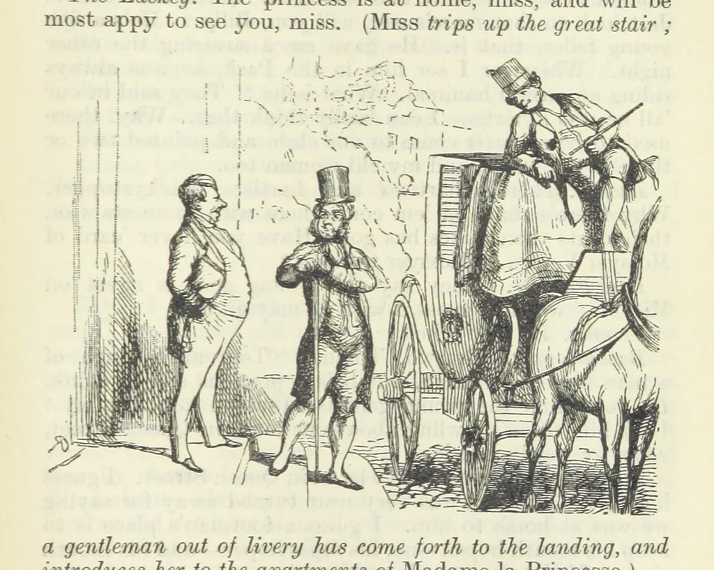An illustration from The Oxford Thackeray. With illustrations. [Edited with introductions by George Saintsbury, leaf 665