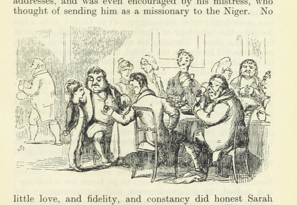 An illustration from The Oxford Thackeray. With illustrations. [Edited with introductions by George Saintsbury, leaf 67