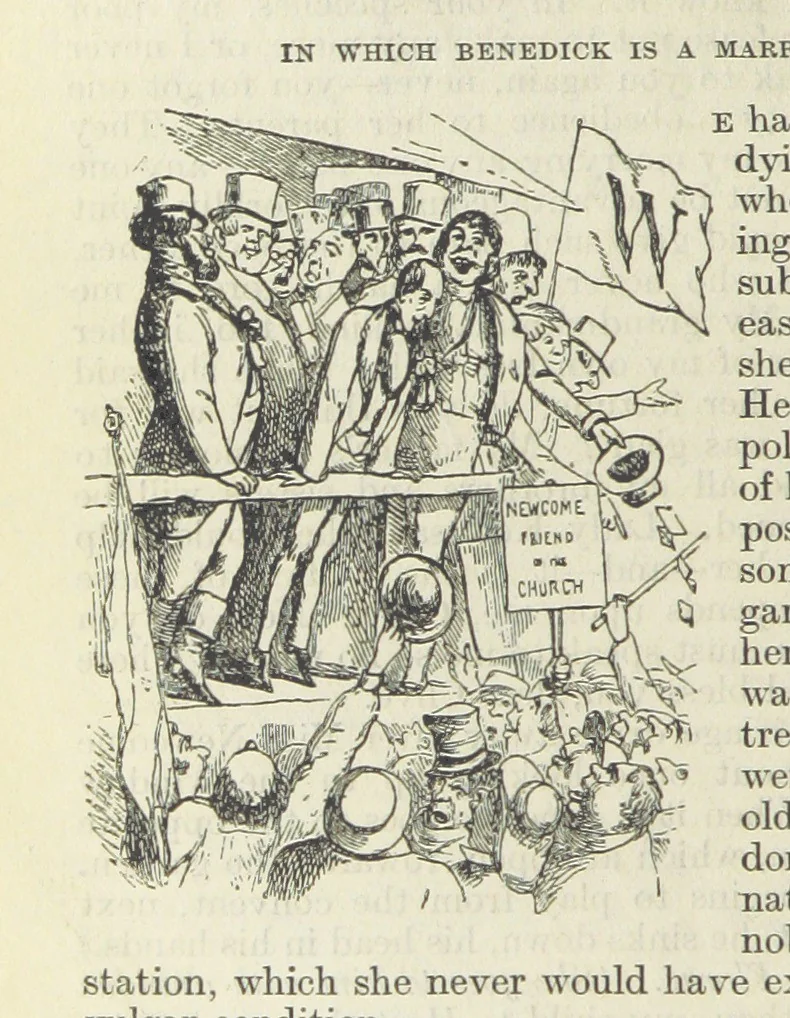An illustration from The Oxford Thackeray. With illustrations. [Edited with introductions by George Saintsbury, leaf 680