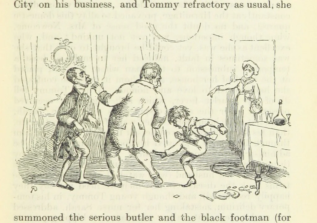 An illustration from The Oxford Thackeray. With illustrations. [Edited with introductions by George Saintsbury, leaf 69