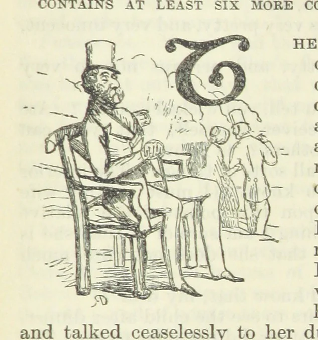 An illustration from The Oxford Thackeray. With illustrations. [Edited with introductions by George Saintsbury, leaf 691
