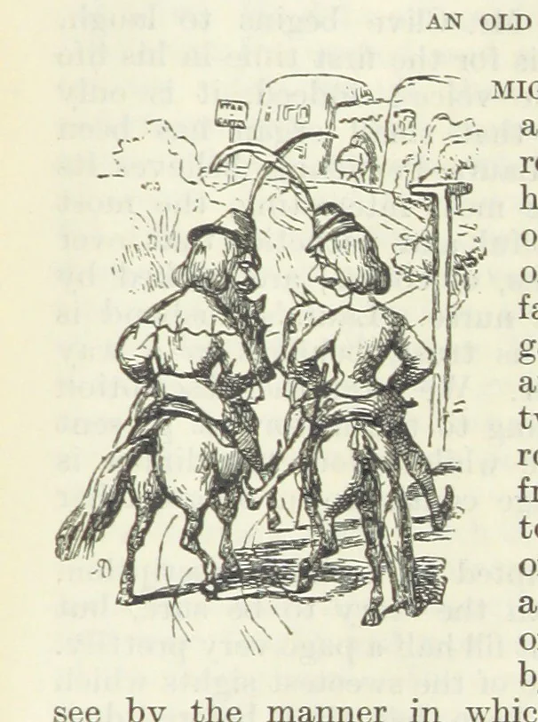 An illustration from The Oxford Thackeray. With illustrations. [Edited with introductions by George Saintsbury, leaf 711