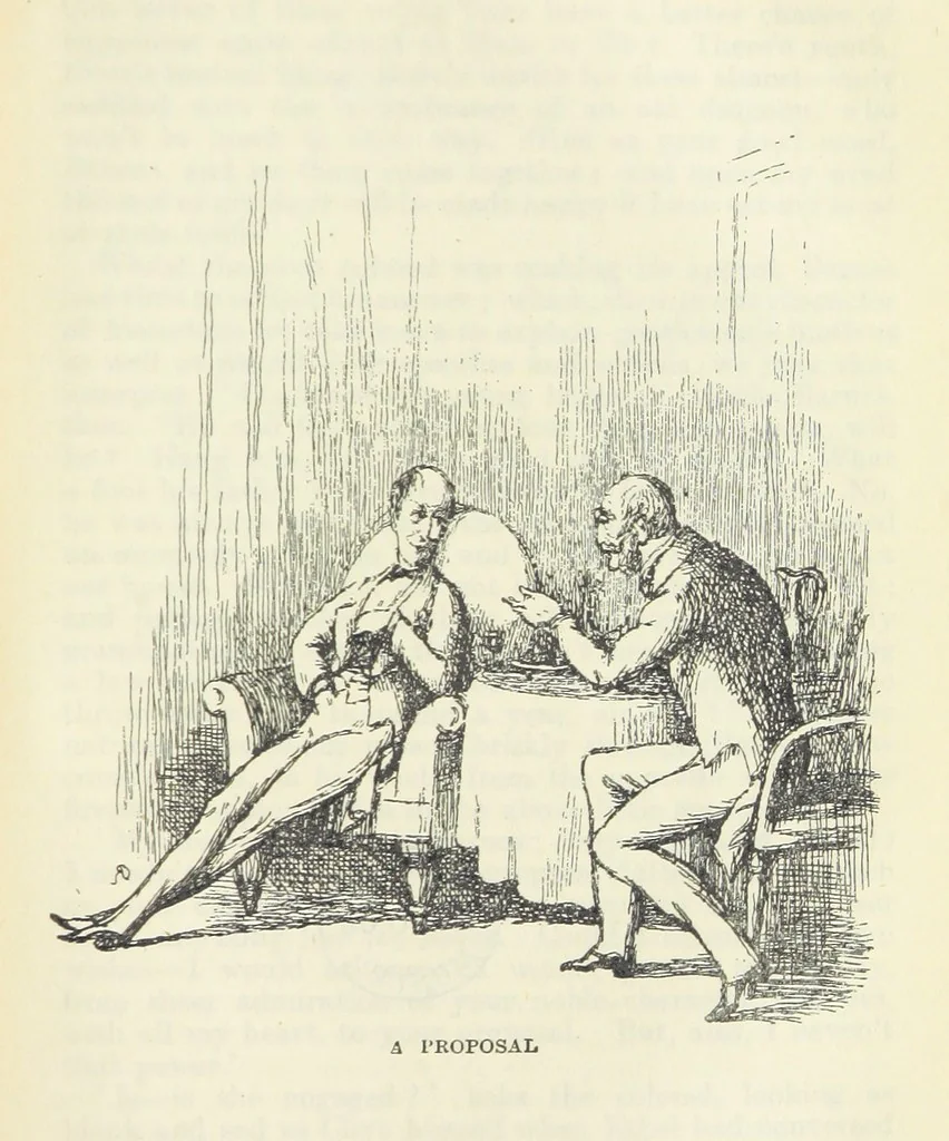 An illustration from The Oxford Thackeray. With illustrations. [Edited with introductions by George Saintsbury, leaf 719