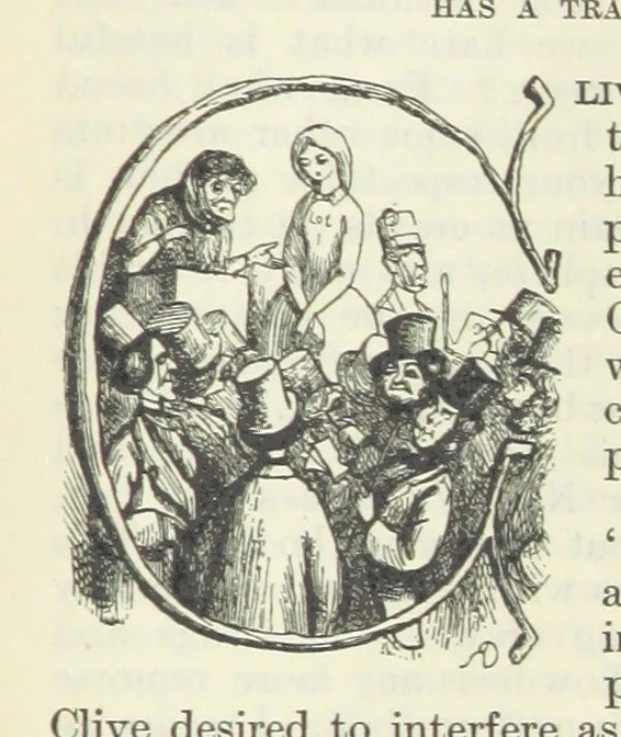 An illustration from The Oxford Thackeray. With illustrations. [Edited with introductions by George Saintsbury, leaf 757