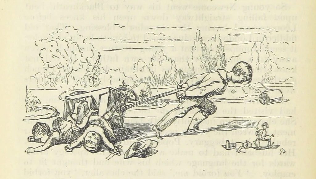 An illustration from The Oxford Thackeray. With illustrations. [Edited with introductions by George Saintsbury, leaf 76