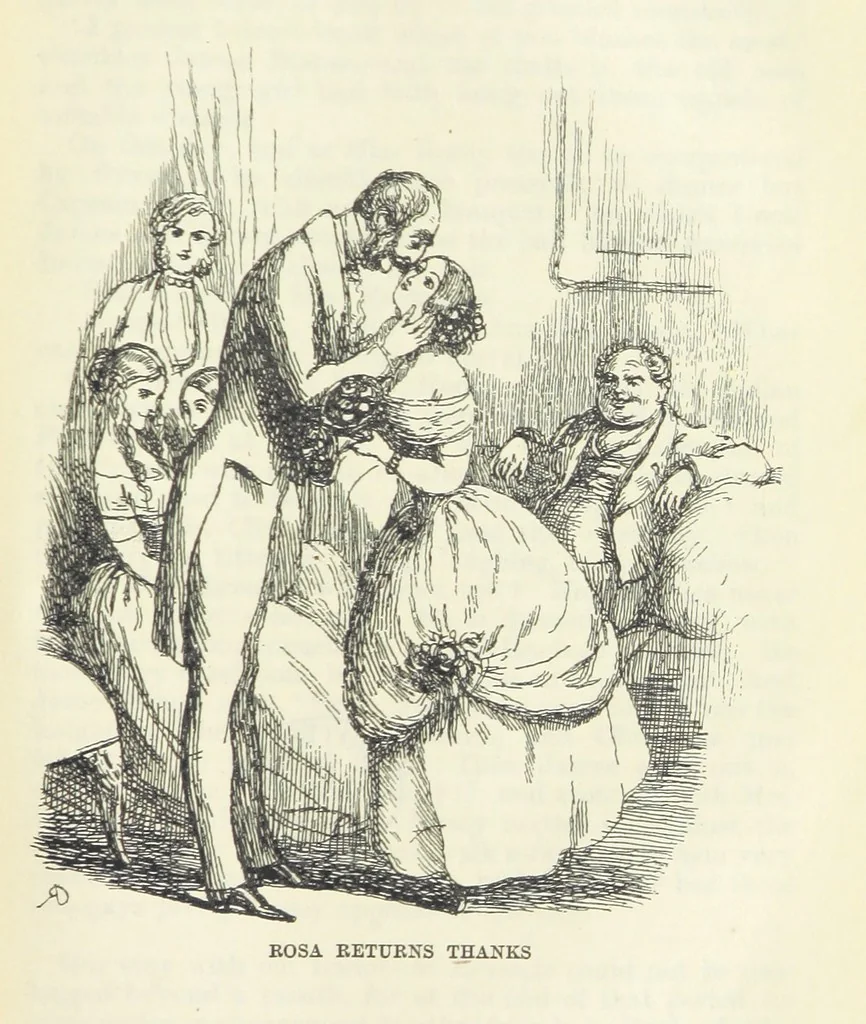 An illustration from The Oxford Thackeray. With illustrations. [Edited with introductions by George Saintsbury, leaf 781