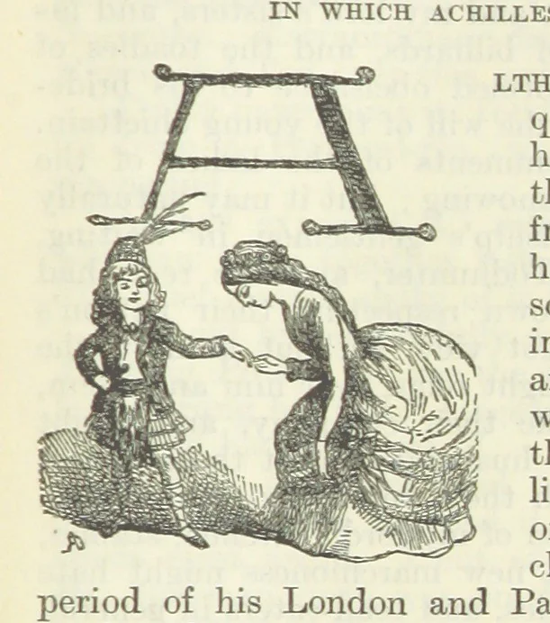 An illustration from The Oxford Thackeray. With illustrations. [Edited with introductions by George Saintsbury, leaf 819