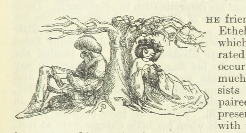 An illustration from The Oxford Thackeray. With illustrations. [Edited with introductions by George Saintsbury, leaf 853
