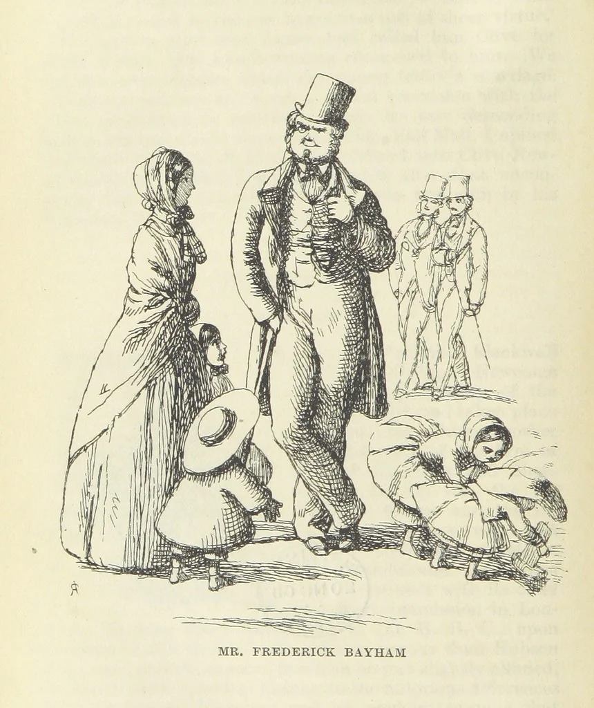 An illustration from The Oxford Thackeray. With illustrations. [Edited with introductions by George Saintsbury, leaf 874