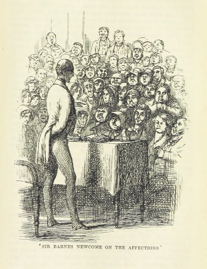 An illustration from The Oxford Thackeray. With illustrations. [Edited with introductions by George Saintsbury, leaf 903