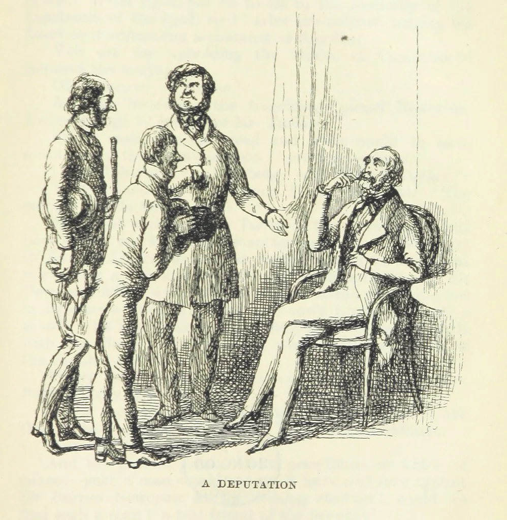 An illustration from The Oxford Thackeray. With illustrations. [Edited with introductions by George Saintsbury, leaf 909