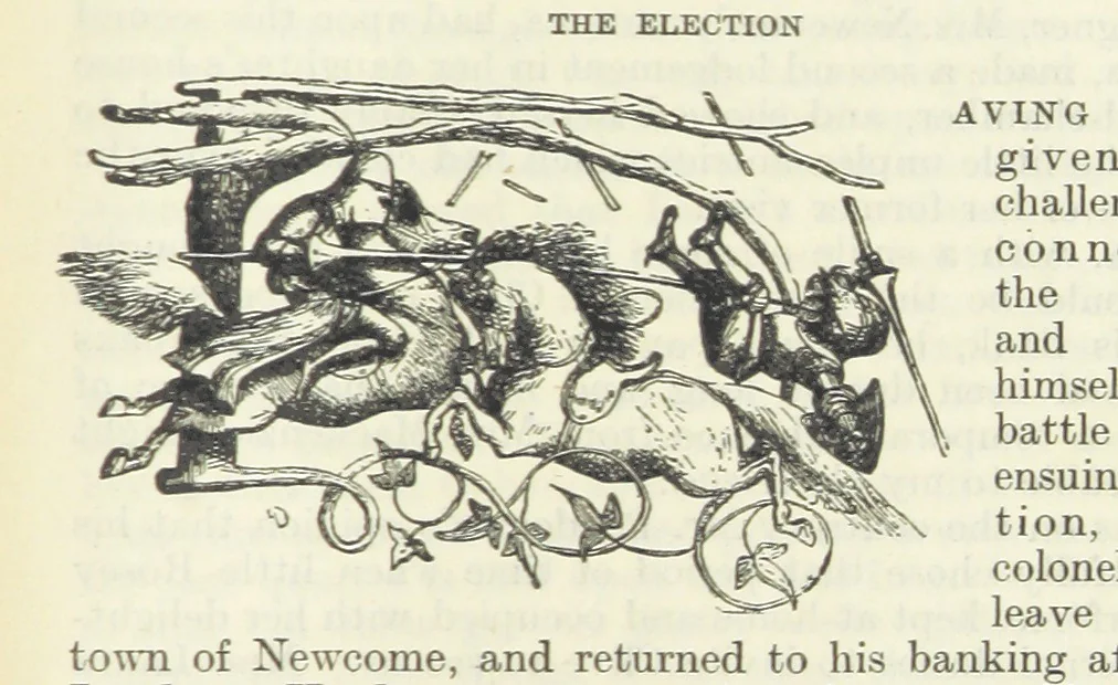 An illustration from The Oxford Thackeray. With illustrations. [Edited with introductions by George Saintsbury, leaf 923
