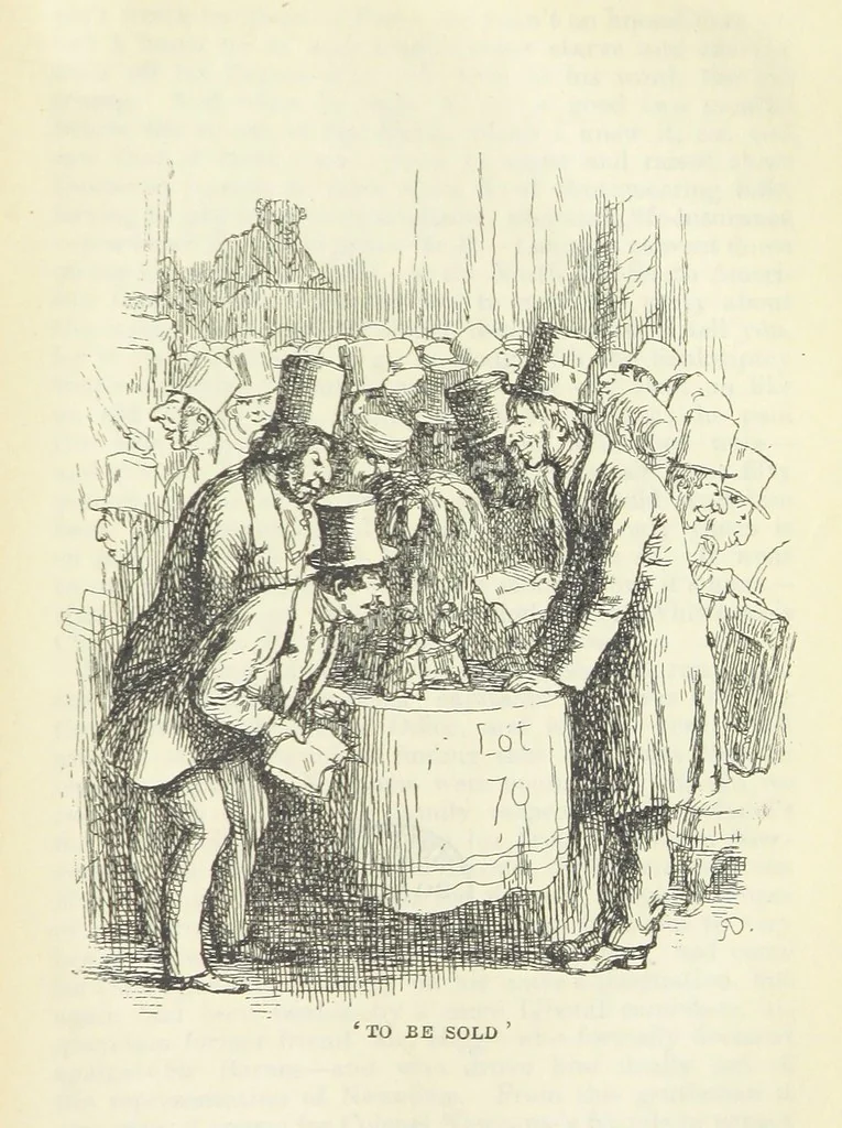 An illustration from The Oxford Thackeray. With illustrations. [Edited with introductions by George Saintsbury, leaf 959