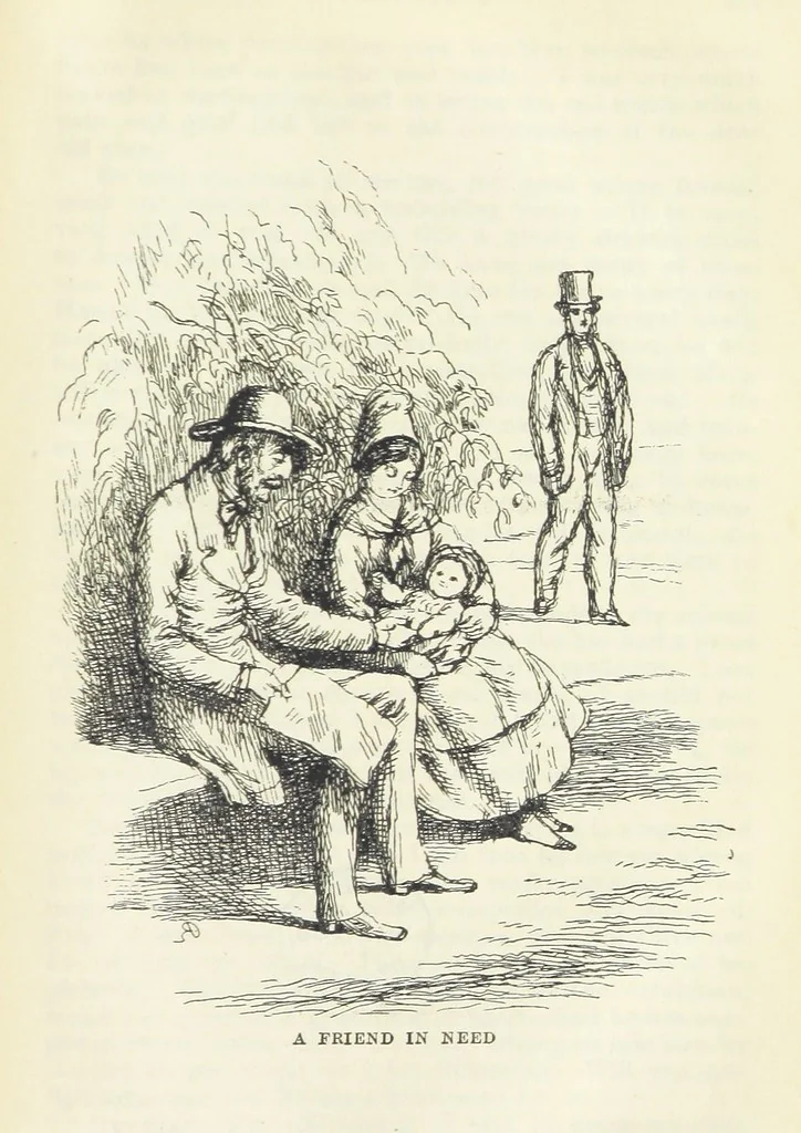 An illustration from The Oxford Thackeray. With illustrations. [Edited with introductions by George Saintsbury, leaf 963
