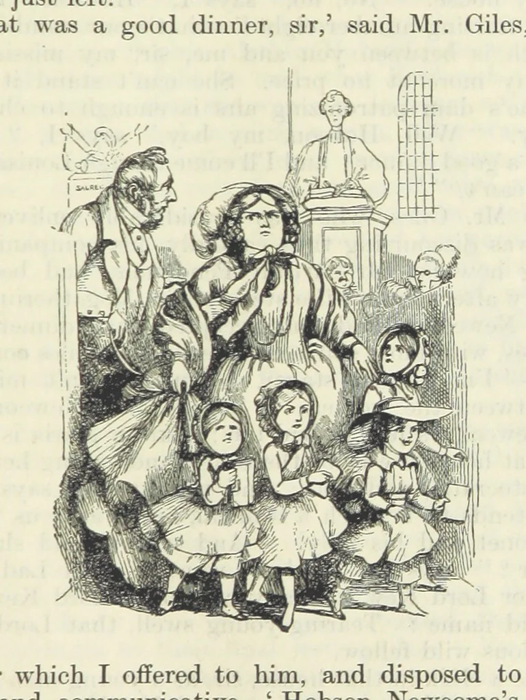 An illustration from The Oxford Thackeray. With illustrations. [Edited with introductions by George Saintsbury, leaf 99