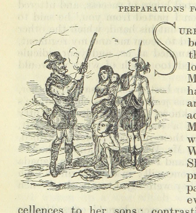 An illustration from The Oxford Thackeray. With illustrations. [Edited with introductions by George Saintsbury, leaf 104