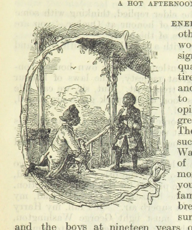 An illustration from The Oxford Thackeray. With illustrations. [Edited with introductions by George Saintsbury, leaf 135