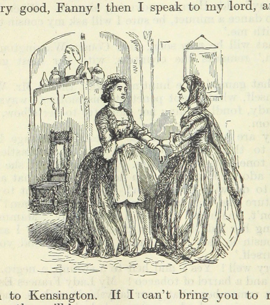 An illustration from The Oxford Thackeray. With illustrations. [Edited with introductions by George Saintsbury, leaf 184