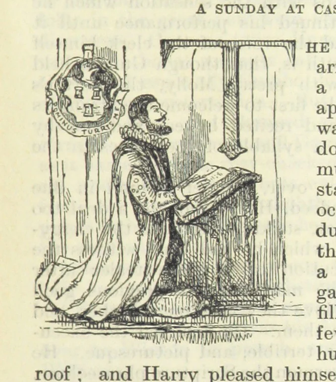 An illustration from The Oxford Thackeray. With illustrations. [Edited with introductions by George Saintsbury, leaf 185