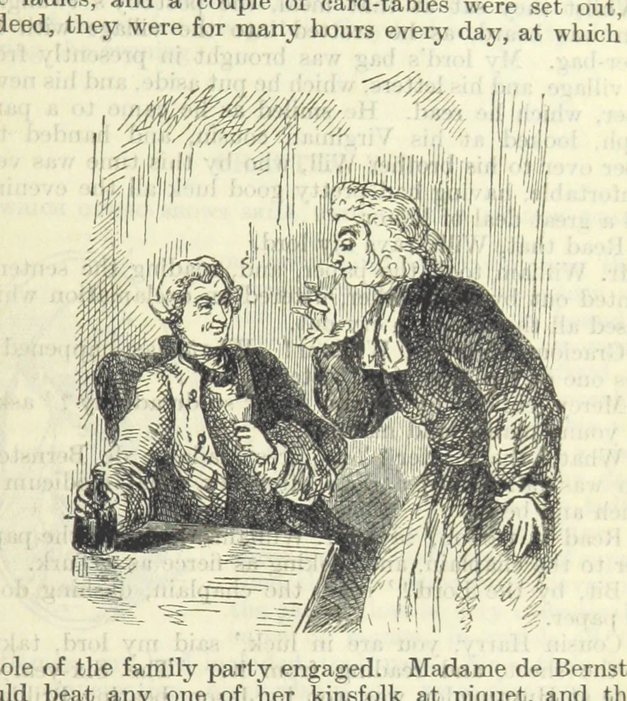 An illustration from The Oxford Thackeray. With illustrations. [Edited with introductions by George Saintsbury, leaf 193