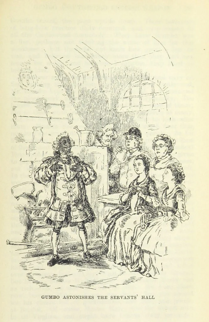 An illustration from The Oxford Thackeray. With illustrations. [Edited with introductions by George Saintsbury, leaf 201