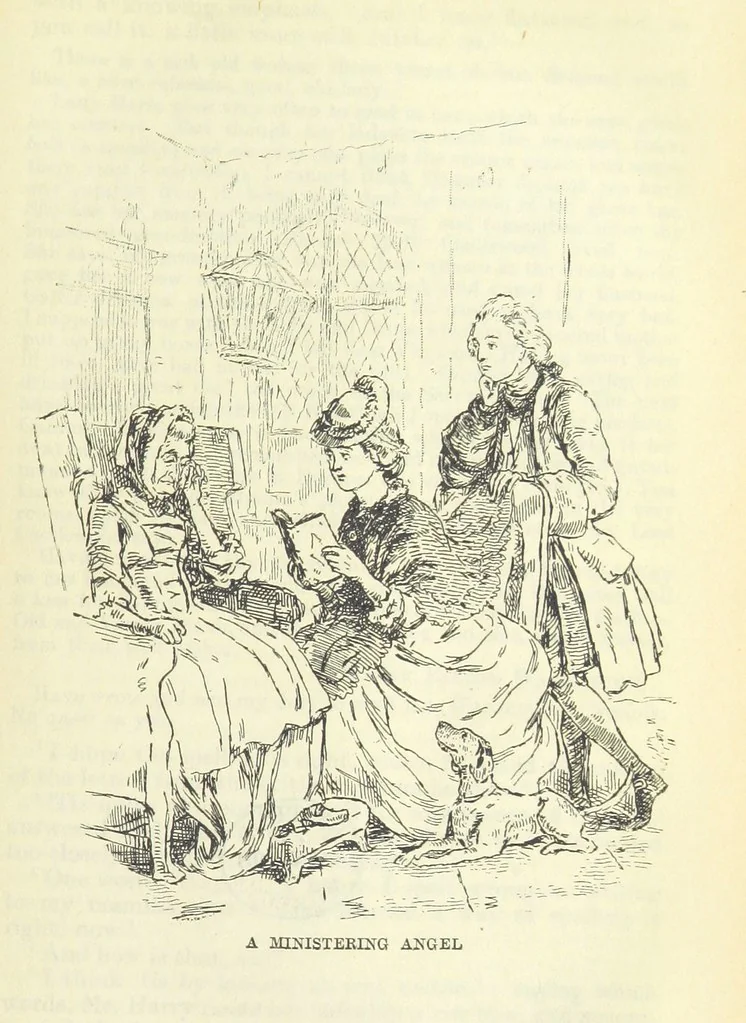 An illustration from The Oxford Thackeray. With illustrations. [Edited with introductions by George Saintsbury, leaf 227