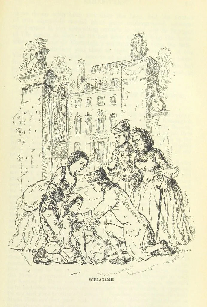 An illustration from The Oxford Thackeray. With illustrations. [Edited with introductions by George Saintsbury, leaf 251