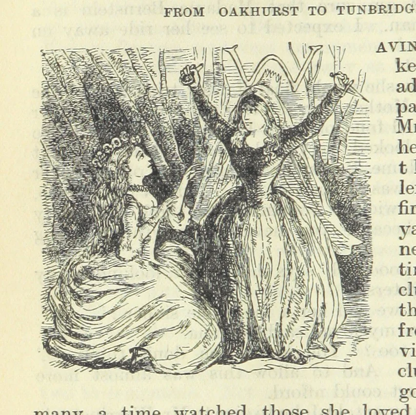 An illustration from The Oxford Thackeray. With illustrations. [Edited with introductions by George Saintsbury, leaf 280