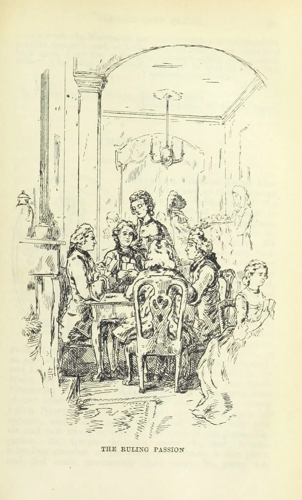 An illustration from The Oxford Thackeray. With illustrations. [Edited with introductions by George Saintsbury, leaf 323