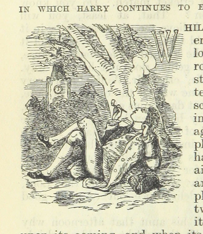 An illustration from The Oxford Thackeray. With illustrations. [Edited with introductions by George Saintsbury, leaf 336