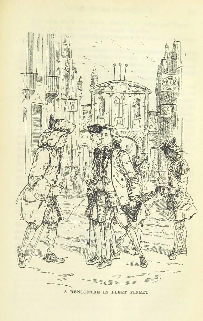 An illustration from The Oxford Thackeray. With illustrations. [Edited with introductions by George Saintsbury, leaf 417