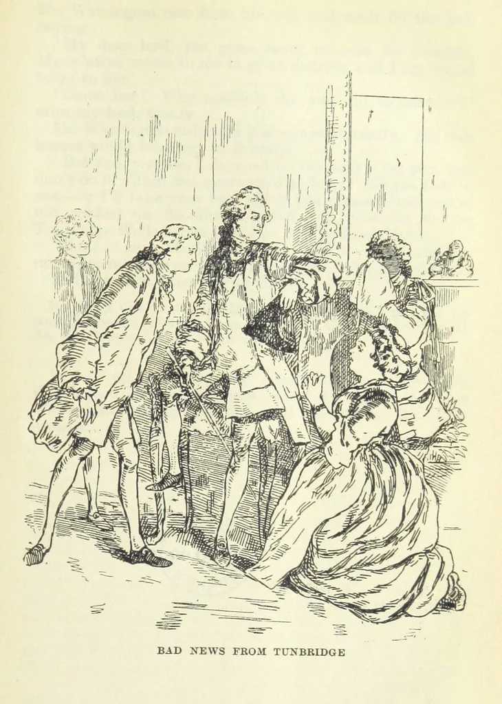 An illustration from The Oxford Thackeray. With illustrations. [Edited with introductions by George Saintsbury, leaf 427