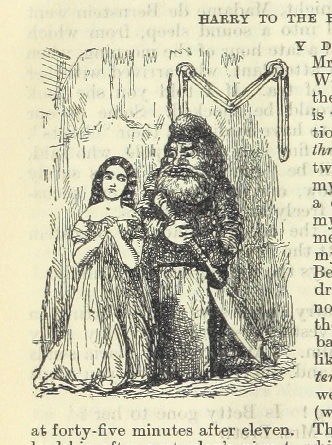 An illustration from The Oxford Thackeray. With illustrations. [Edited with introductions by George Saintsbury, leaf 442